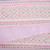 Vickerman QK251079 - Pink / Ivory Jewel Wired Decorative Ribbon - 4" x 5 Yards 