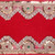 Vickerman QK251300 - Red Sequin Wired Decorative Ribbon - 4" x 5 Yards 