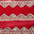 Vickerman QK251300 - Red Sequin Wired Decorative Ribbon - 4" x 5 Yards 