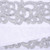Vickerman QK252211 - White / Silver Velvet Wired Decorative Ribbon - 4" x 5 Yards
