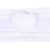 Vickerman QK252311 - White Pom Pom Wired Decorative Ribbon - 1" x 10 Yards