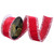 Vickerman QK252403 - Red Sequin Wired Decorative Ribbon - 2.5" x 5 Yards