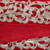 Vickerman QK252603 - Red / Champagne Velvet Wired Decorative Ribbon - 4" x 5 Yards