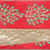 Vickerman QK252803 - Red / Green Dupion Wired Decorative Ribbon - 4" x 5 Yards 