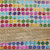 Vickerman QK253000 - Multicolor Sequin Wired Decorative Ribbon - 3.25" x 10 Yards 
