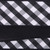 Vickerman QK253317 - Black Dupion Plaid Wired Decorative Ribbon - 2.5" x 10 Yards 