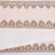 Vickerman QK253801 - Ivory Jewel Wired Decorative Ribbon - 4" x 5 Yards 