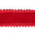 Vickerman QK254503 - Red Pom Pom Wired Decorative Ribbon - 1.5" x 10 Yards