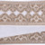 Vickerman QK254711 - Ivory Sequin Wired Decorative Ribbon - 4" x 5 Yards