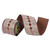 Vickerman QK254776 - Mocha Sequin Wired Decorative Ribbon - 4" x 5 Yards 