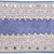 Vickerman QK254952 - Denim / Blue Velvet Wired Decorative Ribbon - 4" x 5 Yards
