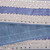 Vickerman QK254952 - Denim / Blue Velvet Wired Decorative Ribbon - 4" x 5 Yards