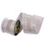 Vickerman QK254987 - Pewter / Champagne Velvet Wired Decorative Ribbon - 4" x 5 Yards