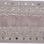 Vickerman QK254987 - Pewter / Champagne Velvet Wired Decorative Ribbon - 4" x 5 Yards 