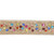Vickerman QK255500 - Gold / Multi Metallic Wired Decorative Ribbon - 0.75" x 10 Yards