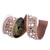 Vickerman QK255975 - Chocolate Metallic Wired Decorative Ribbon - 2.5" x 5 Yards