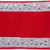 Vickerman QK256303 - Red / Silver Velvet Wired Decorative Ribbon - 4" x 5 Yards