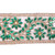 Vickerman QK256504 - Green Jewel Floral Wired Decorative Ribbon - 2" x 5 Yards 