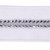 Vickerman QK258111S - White / Silver Velvet Wired Decorative Ribbon - 2.5" x 5 Yards 