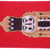 Vickerman QK259903 - Red / Gold Nutcracker Wired Christmas Ribbon - 4" x 10 Yards