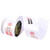 Vickerman QK259911 - White / Pink Nutcracker Wired Christmas Ribbon - 4" x 10 Yards