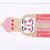 Vickerman QK259911 - White / Pink Nutcracker Wired Christmas Ribbon - 4" x 10 Yards
