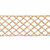 Vickerman QY230390 - Natural / Jute Tinsel Grid Wired Decorative Ribbon - 4" x 10 Yards