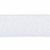 Vickerman QY231545 - White Sequin Rectangle Wired Decorative Ribbon - 2.5" x 10 Yards