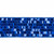 Vickerman QY231585 - Blue Sequin Rectangle Wired Decorative Ribbon - 2.5" x 10 Yards