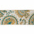 Vickerman QY233735 - Gold / Teal Paisley Wired Decorative Ribbon - 4" x 10 Yards