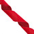 Vickerman QY240330 - Red Velvet Wired Decorative Ribbon - 4" x 10 Yards 