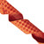 Vickerman QY240530 - Burnished Orange Velvet Wired Decorative Ribbon - 4" x 10 Yards 