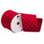 Vickerman QY240560 - Red Velvet Wired Decorative Ribbon - 4" x 10 Yards