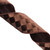 Vickerman QY240565 - Brown Velvet Wired Decorative Ribbon - 2.5" x 10 Yards 