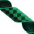 Vickerman QY240580 - Green Velvet Wired Decorative Ribbon - 4" x 10 Yards