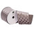 Vickerman QY240590 - Silver Velvet Wired Decorative Ribbon - 4" x 10 Yards
