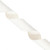 Vickerman QY240595 - White Velvet Wired Decorative Ribbon - 2.5" x 10 Yards