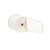 Vickerman QY240599 - White Velvet Wired Decorative Ribbon - 4" x 10 Yards