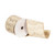 Vickerman QY241125 - Ivory / Champagne Wired Decorative Ribbon - 4" x 10 Yards 