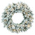 Vickerman A895231LED - 30" Flocked Utica Fir Wreath with Warm White LED Lights 