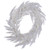 Vickerman FMA231324 - 24" White Pampas Grass Wreath 