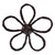 Vickerman FPQ241724 - 24" H x 24" W Flower Outline Twig Wreath 