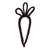 Vickerman FPQ241923 - 23" H x 12" W Carrot Outline Twig Wreath