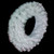 Vickerman G235736 - 36" White Iridescent Wreath 