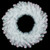 Vickerman G235736 - 36" White Iridescent Wreath 