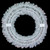 Vickerman G235747 - 48" White Iridescent Wreath 