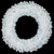 Vickerman G235747 - 48" White Iridescent Wreath 