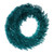 Vickerman K234224 - 24" Aqua Tinsel Fir Wreath 