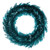 Vickerman K234236 - 36" Aqua Tinsel Wreath
