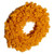 Vickerman K237224 - 24" Flocked Yellow Wreath